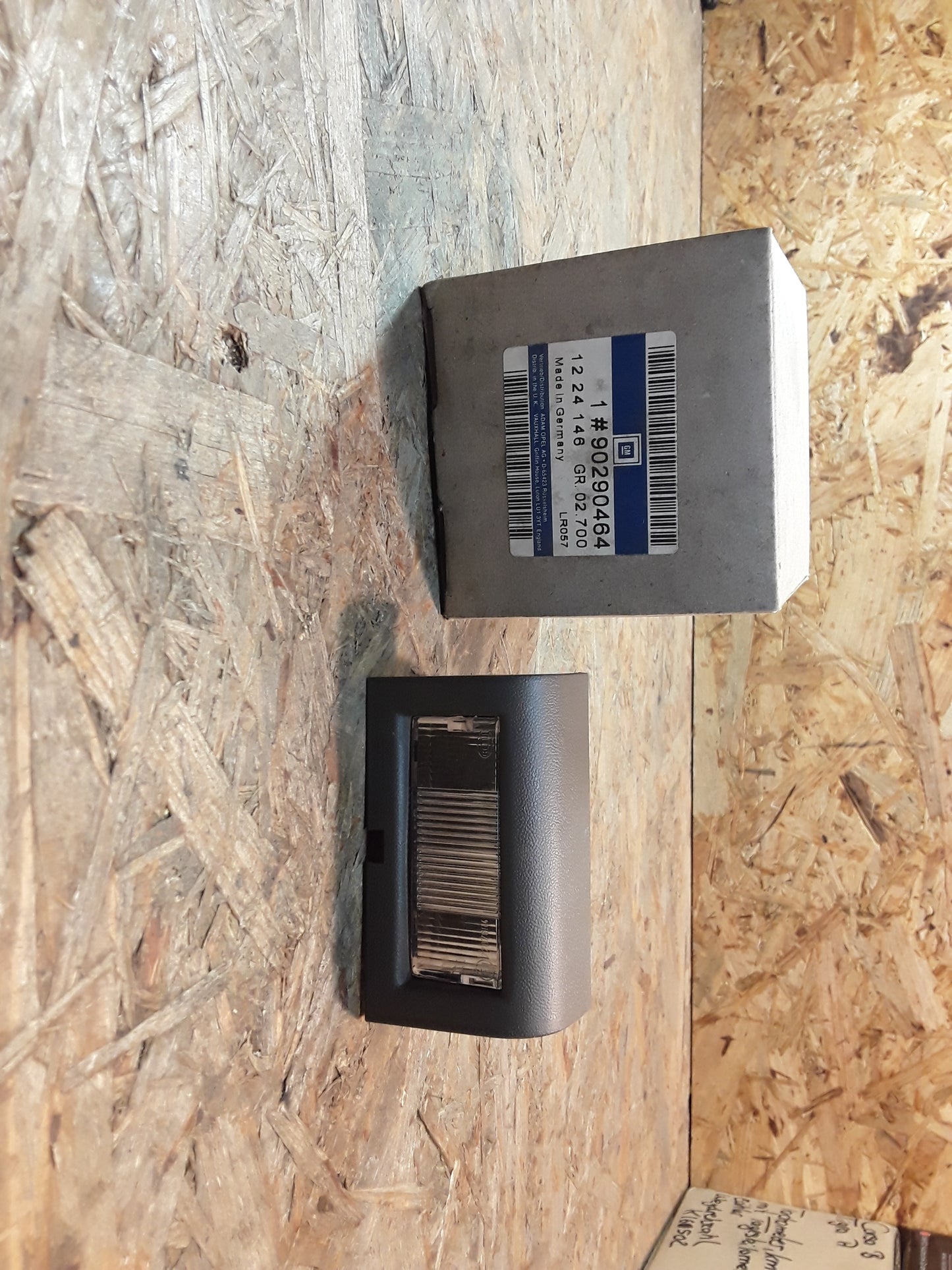 Omega A Kennzeichenleuchte original GM Opel NEU