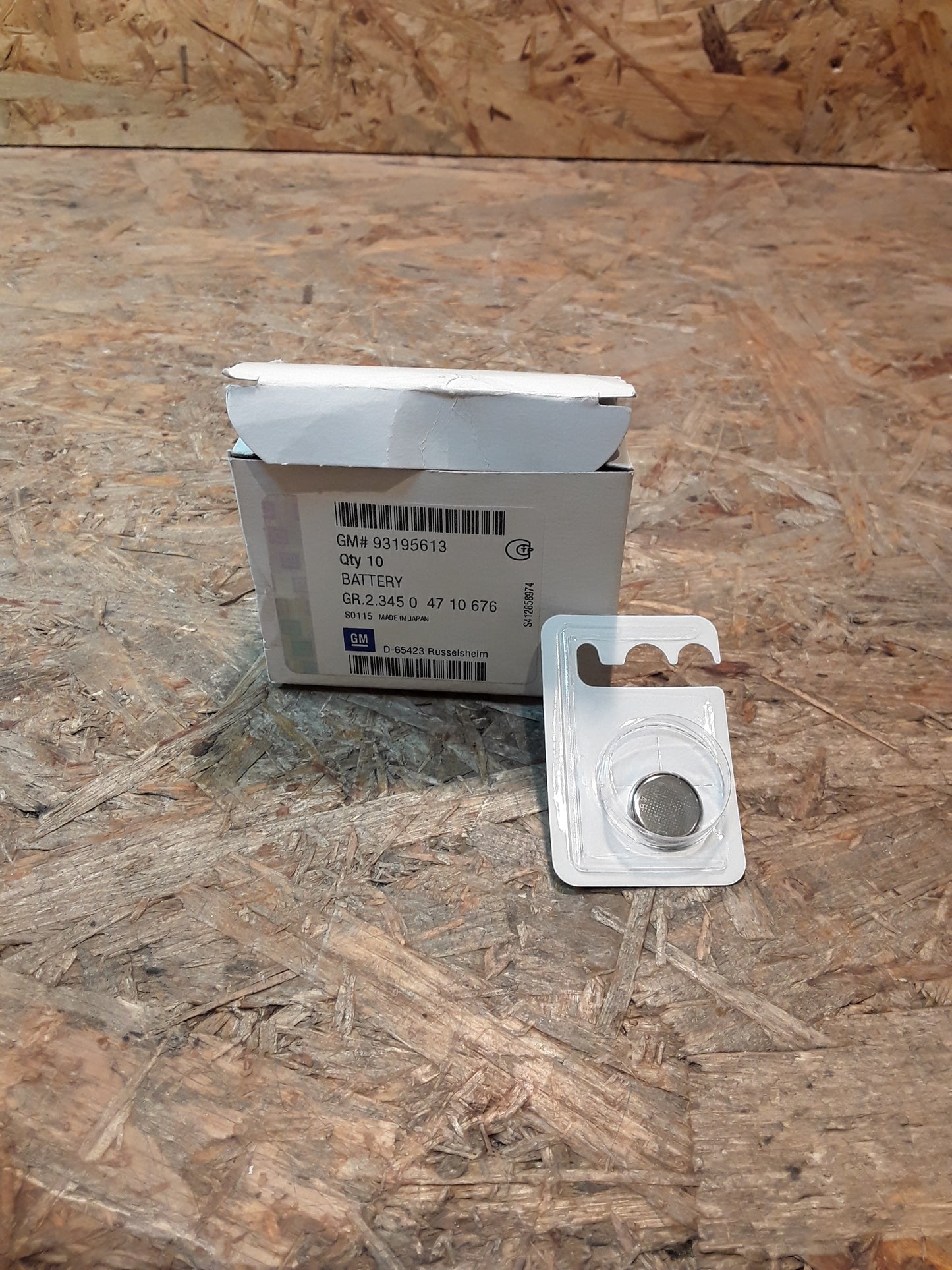 Flachbatterie 3V original GM Opel NEU