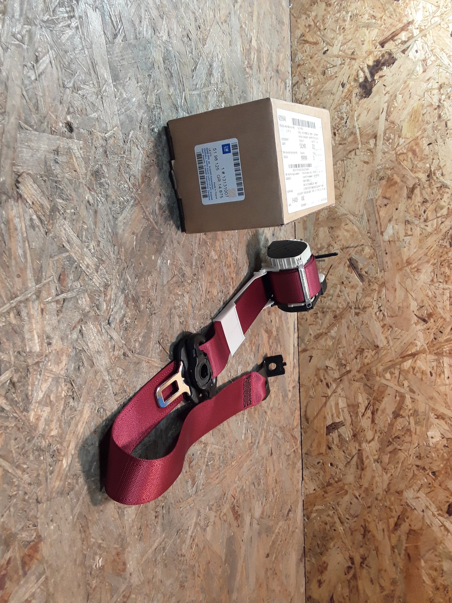 Astra G Caravan OPC Sicherheitsgurt vorne links original GM Opel NEU