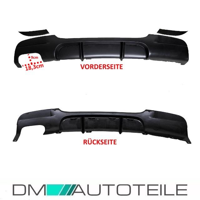 Sport-Performance Diffusor Schwarz passt für BMW E90 E90 316-330 M-Paket 05-11