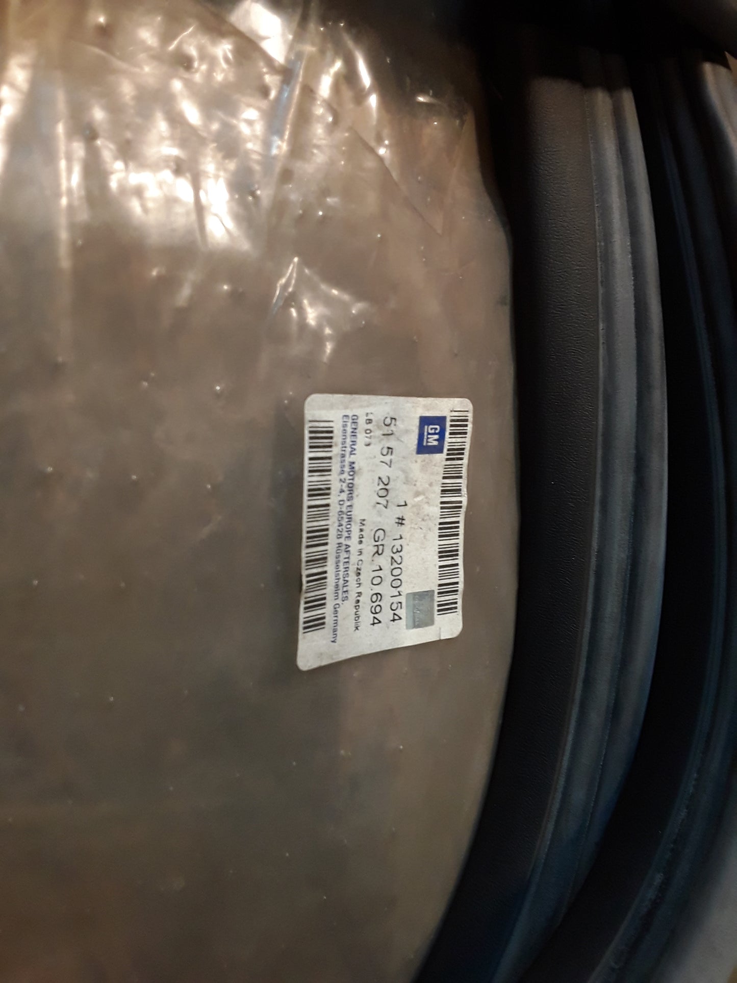 Astra H Türdichtung Gummi original GM Opel NEU