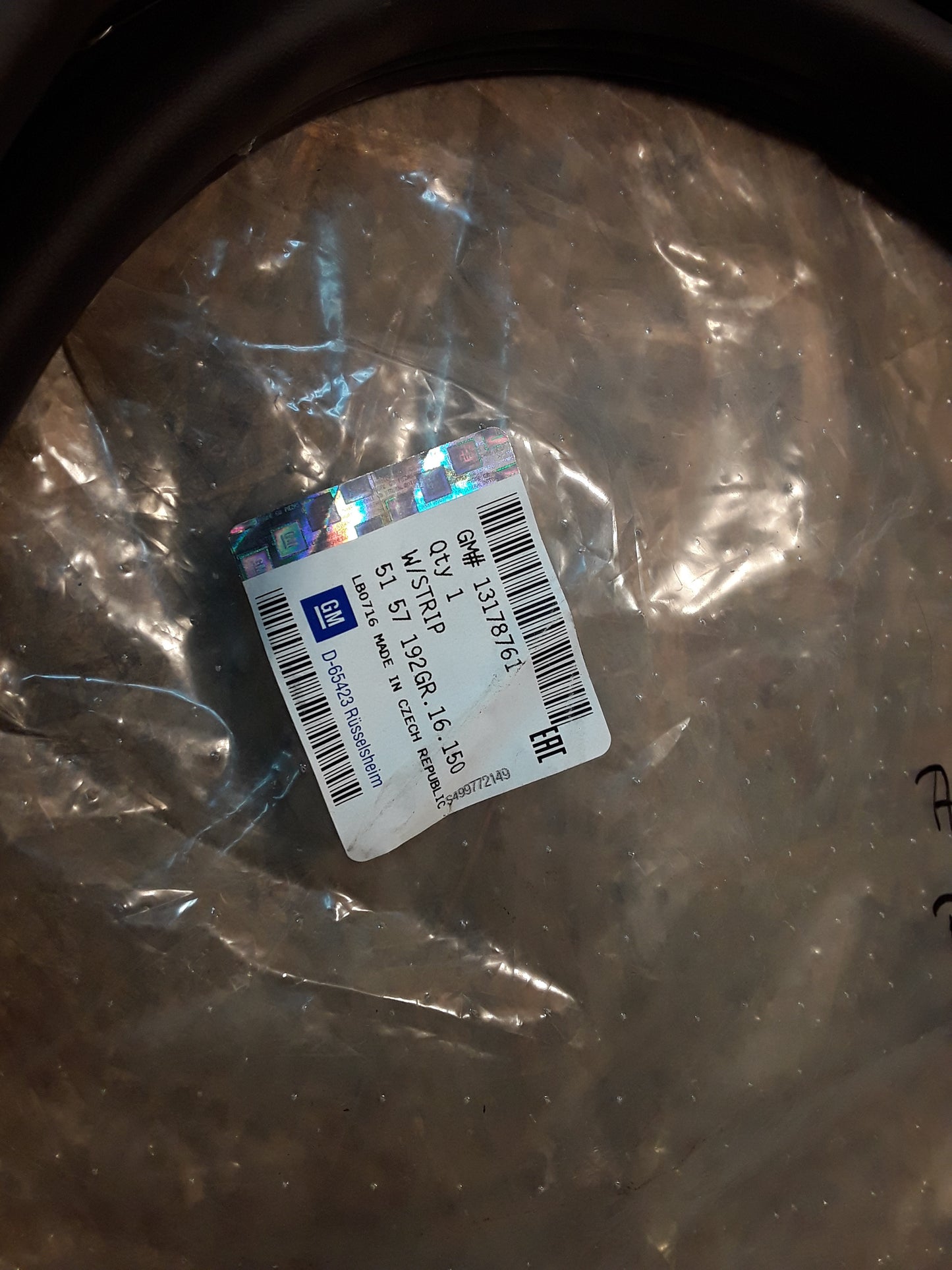 Astra H Abdichtung Türe vorne grau original GM Opel NEU