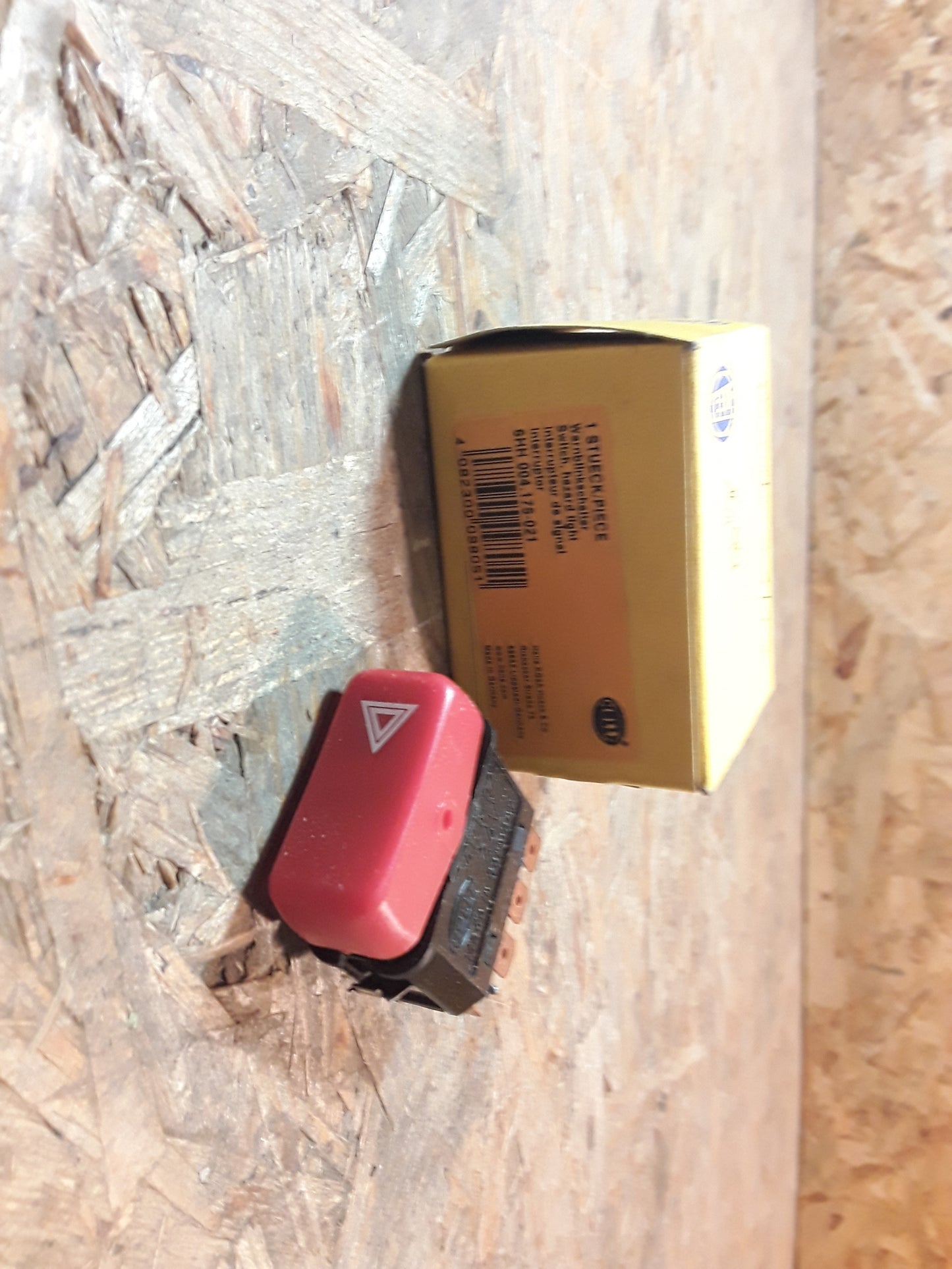Mercedes T1/T2 Warnblinkschalter Hella original NEU
