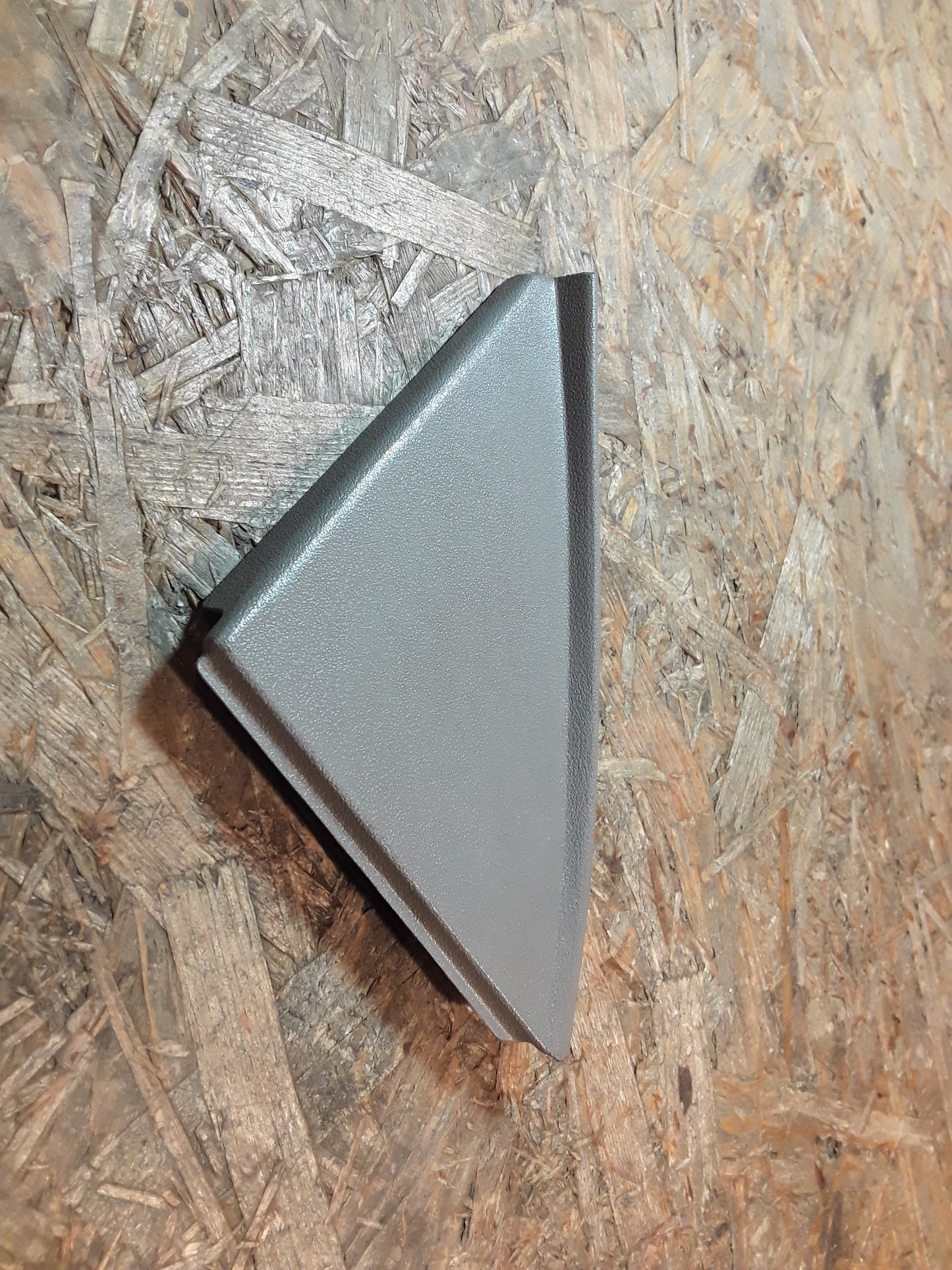 Original GM Opel Kadett E Einsatzecke Spiegeldreieck grau Neu