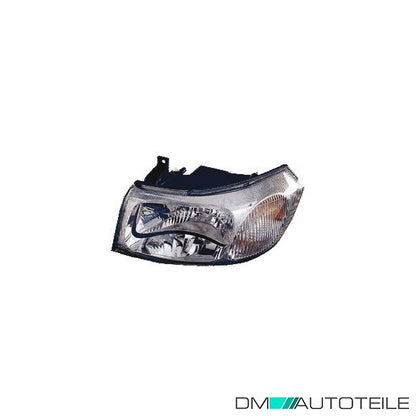 Hauptscheinwerfer links H4 ohne Motor passt für Ford Transit Kasten 07-03