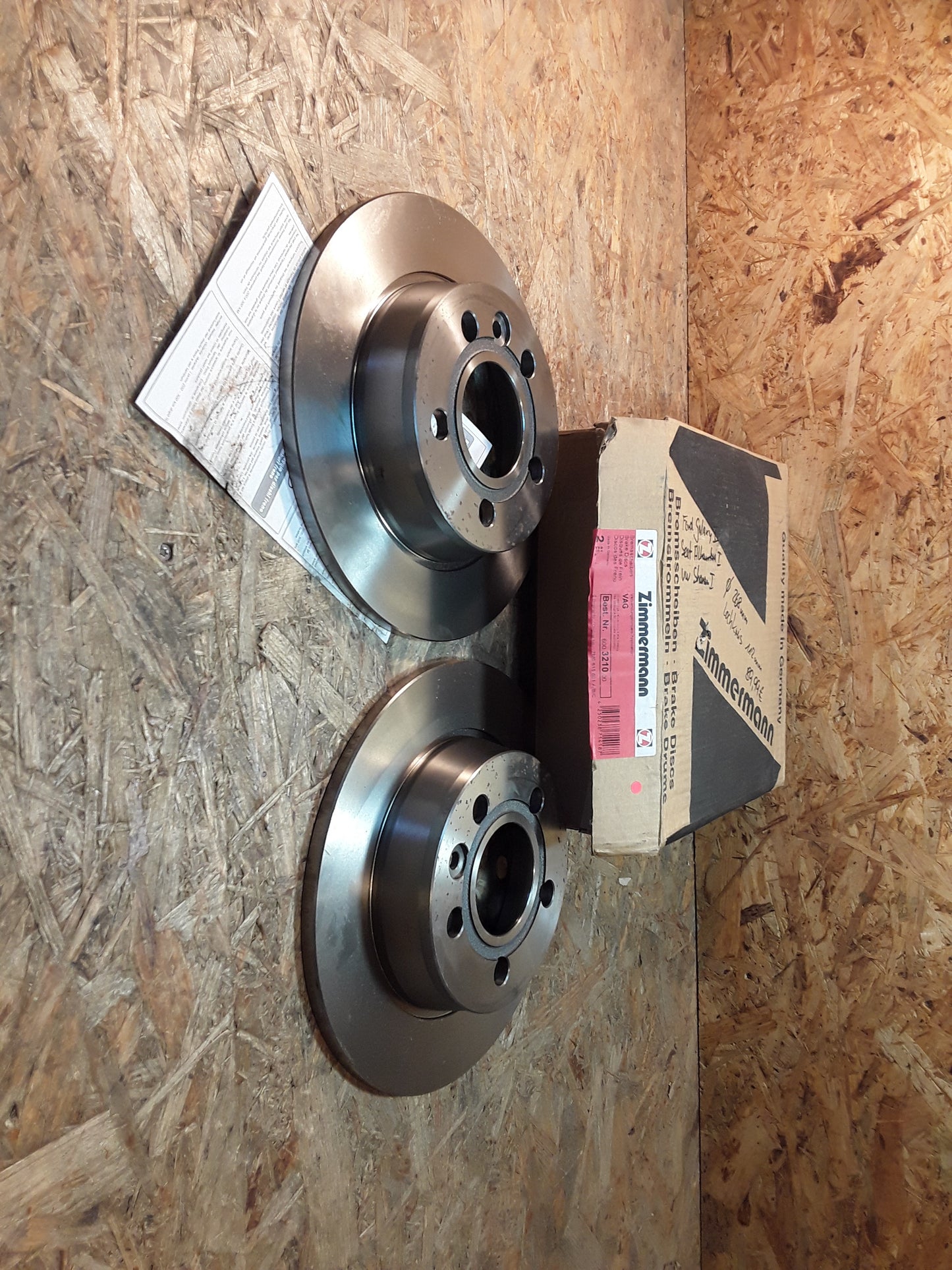 Ford Galaxy1 Seat Alhambra1 VW Sharan1 268mm Durchmesser Bremsscheiben Lochkreis 112mm original Zimmermann NEU