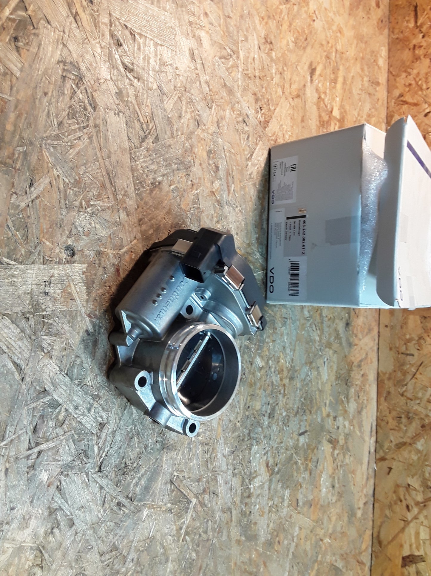 BMW 5/ 1/ 3 Drosselklappenstutzen 64mm Durchmesser +Dichtung (Steuergerät muss angelegt /upgedatet werden) original VDO NEU