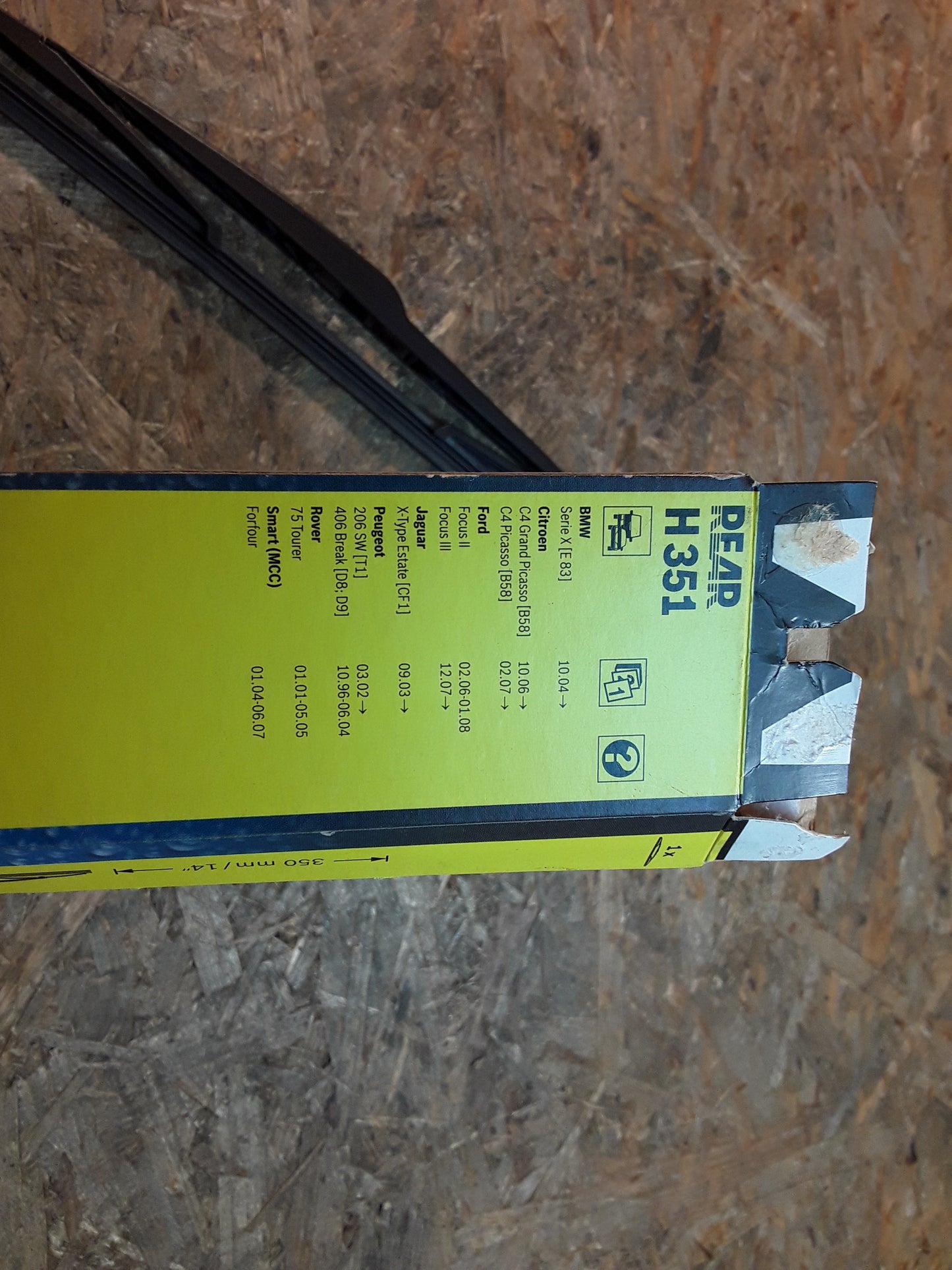 BMW Citroen Ford Jaguar Peugeot Rover Smart (MCC) Wischerblatt hinten original Bosch NEU