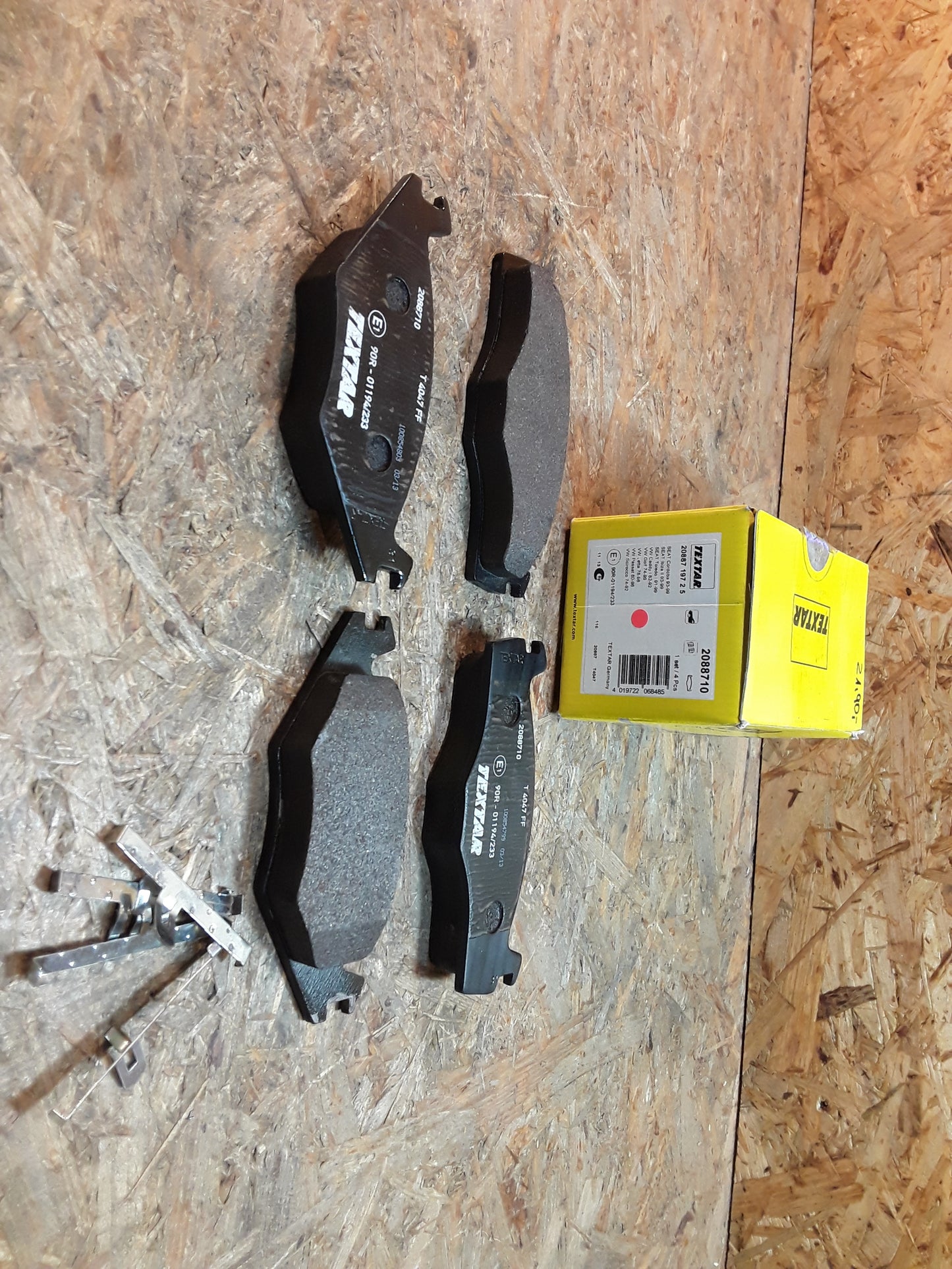 Seat VW Scheibenbremsbeläge original Textar NEU