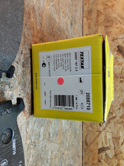 Seat VW Scheibenbremsbeläge original Textar NEU