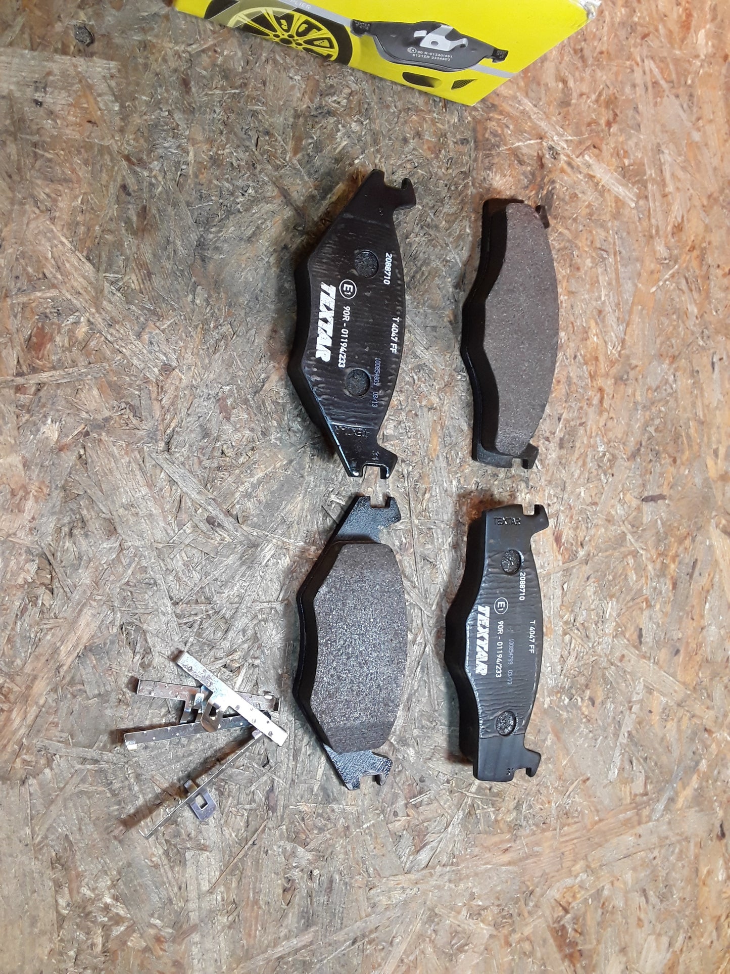 Seat VW Scheibenbremsbeläge original Textar NEU