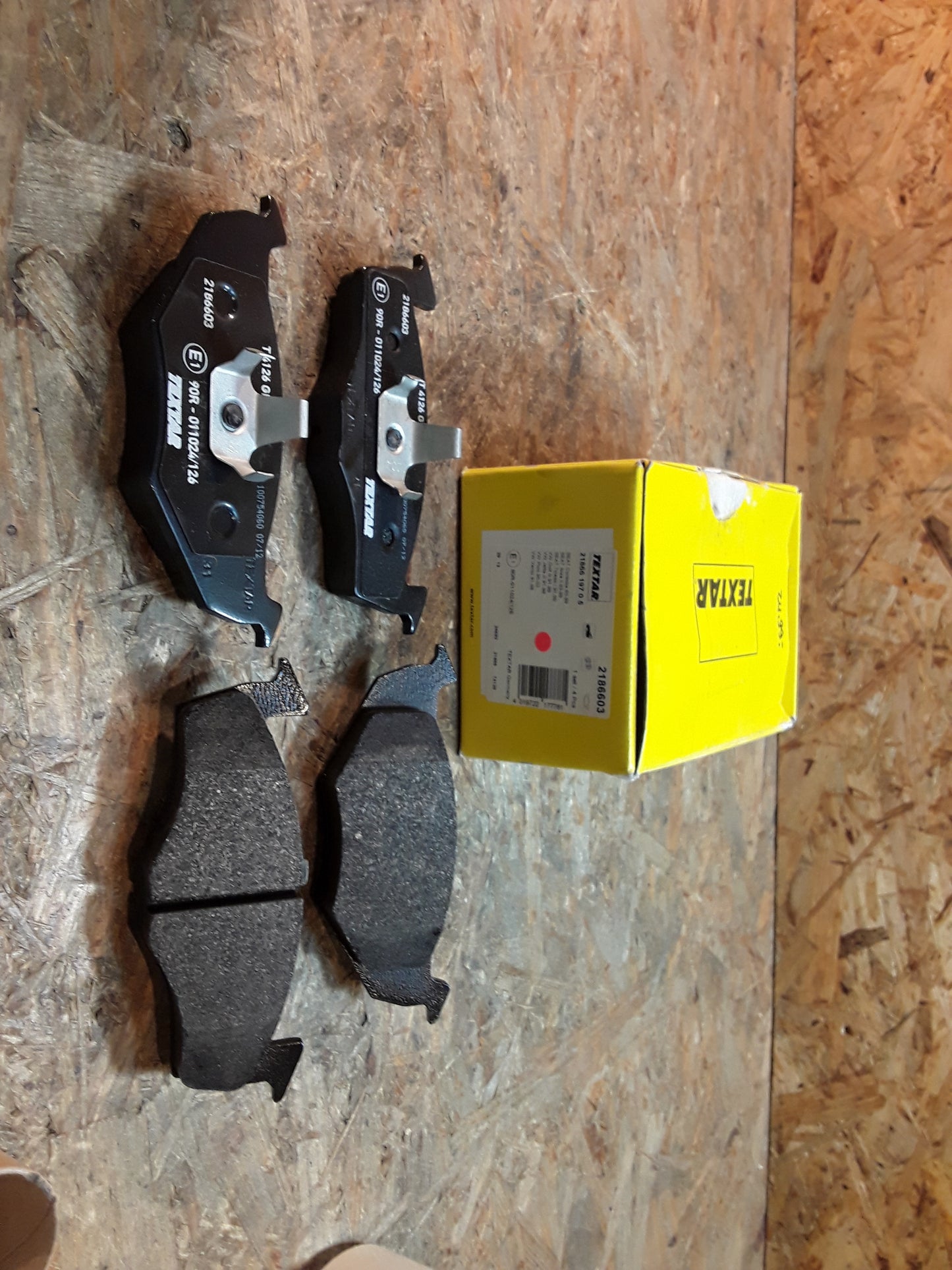 Seat VW Scheibenbremsbeläge original Textar NEU