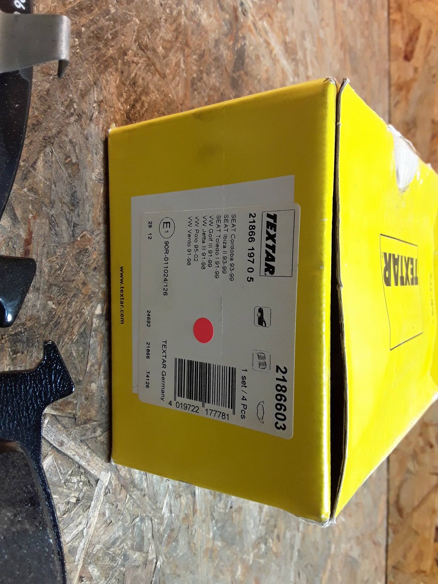 Seat VW Scheibenbremsbeläge original Textar NEU