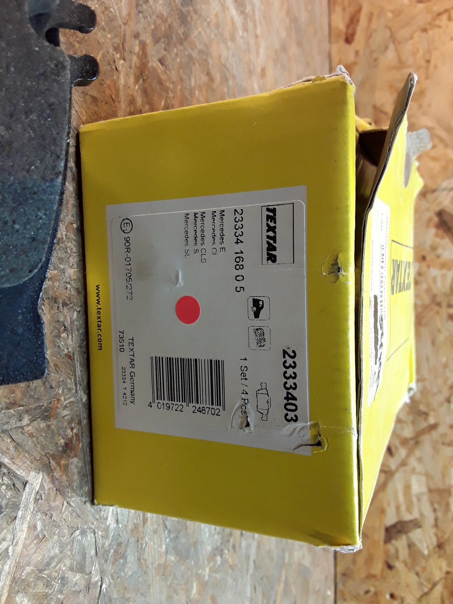 Mercedes Scheibenbremsbeläge original Textar NEU