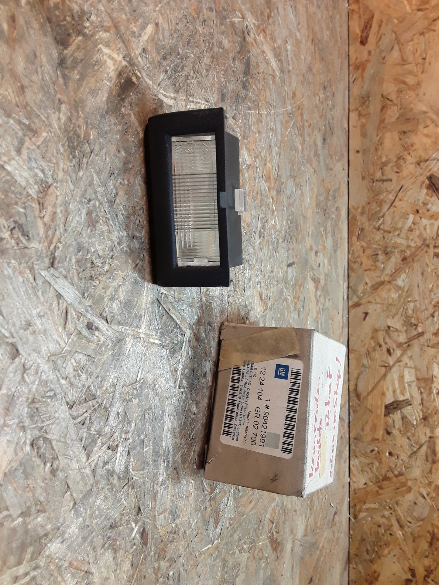 Astra F Kennzeichenleuchte original GM Opel NEU