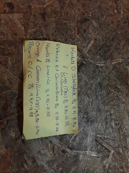 Kadett D/E Rekord Caravan/Limo Manta B Limo/CC Omega A Caravan/ Limo Ascona C /CC Kurbelwellenlager original GM Opel NEU