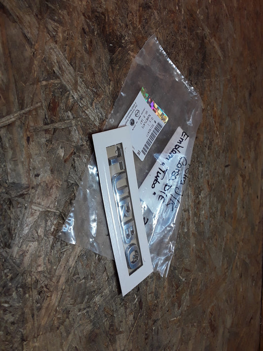 Astra J/K Corsa D/E Emblem "Turbo" original GM Opel NEU