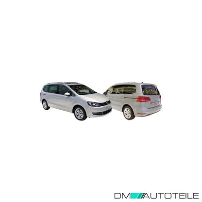 Stoßstange hinten PDC schwarz passt für VW Sharan II 7N / Seat Alhambra ab 2010