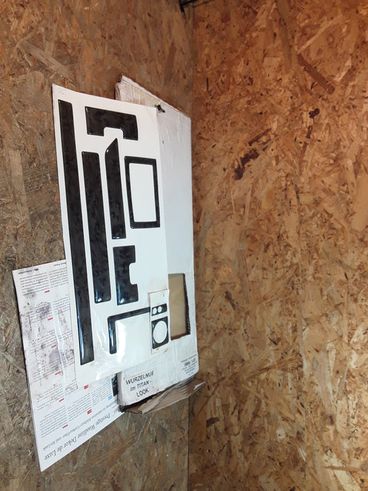 BMW 3er Dekor-Set Wurzelnuss Titanlook 9teilig original HR Auto-Comfort NEU