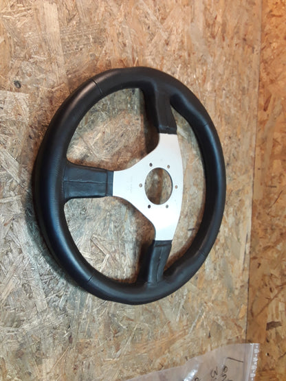 Lenkrad Kustleder schwarz 35cm Durchmesser ohne Hersteller NEU