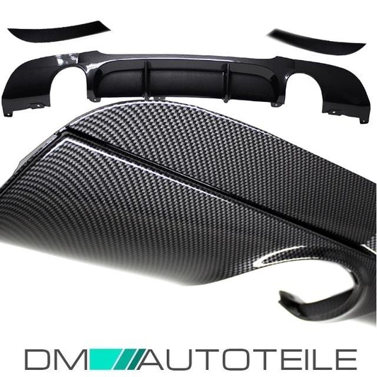 Heckdiffusor Sport-Performance Carbon Glanz Optik passend für BMW E90 E91 335 Modelle mit M-Paket 05-11