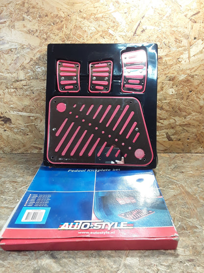 Diverse Fahrzeuge Sportpedal-Set Chrom-Rot original AutoStyle NEU