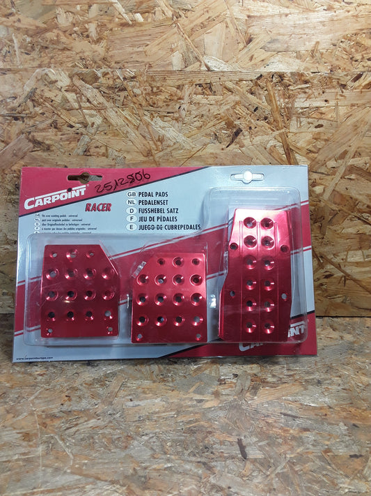 Diverse Fahrzeuge Sportpedal-Set rot glänzend original CarPoint NEU