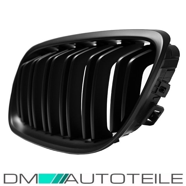 Set Kühlergrill Doppelsteg Schwarz Matt passend für BMW 3er E90 E91 LCI Bj.08-11 auch M