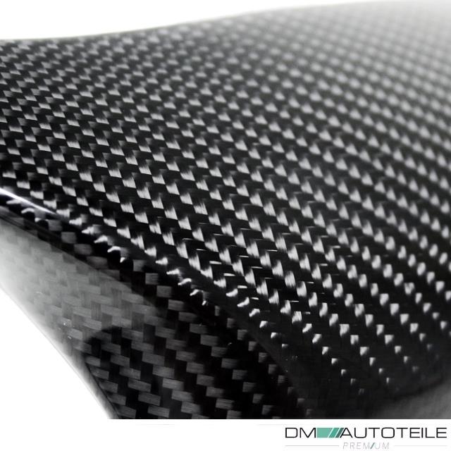Satz Sport Spiegelkappen Außenspiegel  Echt Carbon Glanz passend für BMW F20 F21 F22 F23 F30 F31 F32 F36 F33  X1 E84