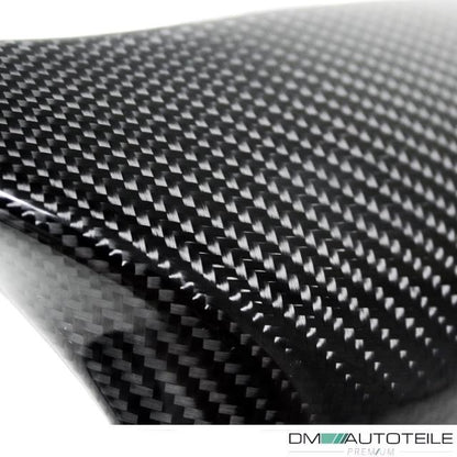 Satz Sport Spiegelkappen Außenspiegel  Echt Carbon Glanz passend für BMW F20 F21 F22 F23 F30 F31 F32 F36 F33  X1 E84