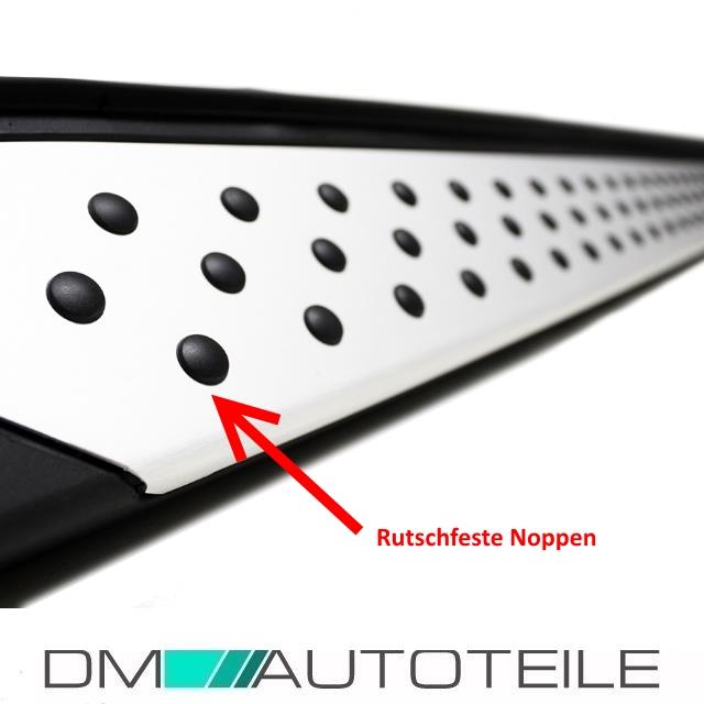 Aluminium 07-13 Trittbretter SET Schweller Einstieg +Montagekit passt für BMW X5 E70