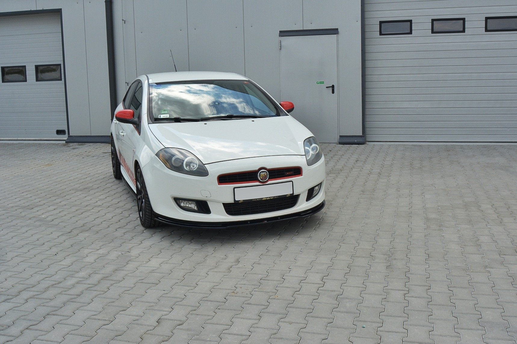 Front Ansatz für Fiat Bravo MK 2 SPORT Carbon Look