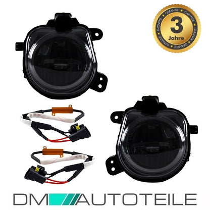 Set LED Nebelscheinwerfer Smoke Schwarz passend für BMW X3 F26 / X4 F26 /  X5 F15+F85 /  X6 F16+F86