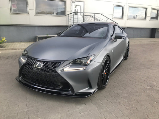 Front Ansatz V.1 für Lexus Rc schwarz matt