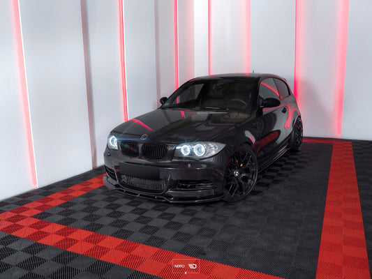 Seitenschweller Ansatz für BMW 1er E81/ E87 FACELIFT Carbon Look