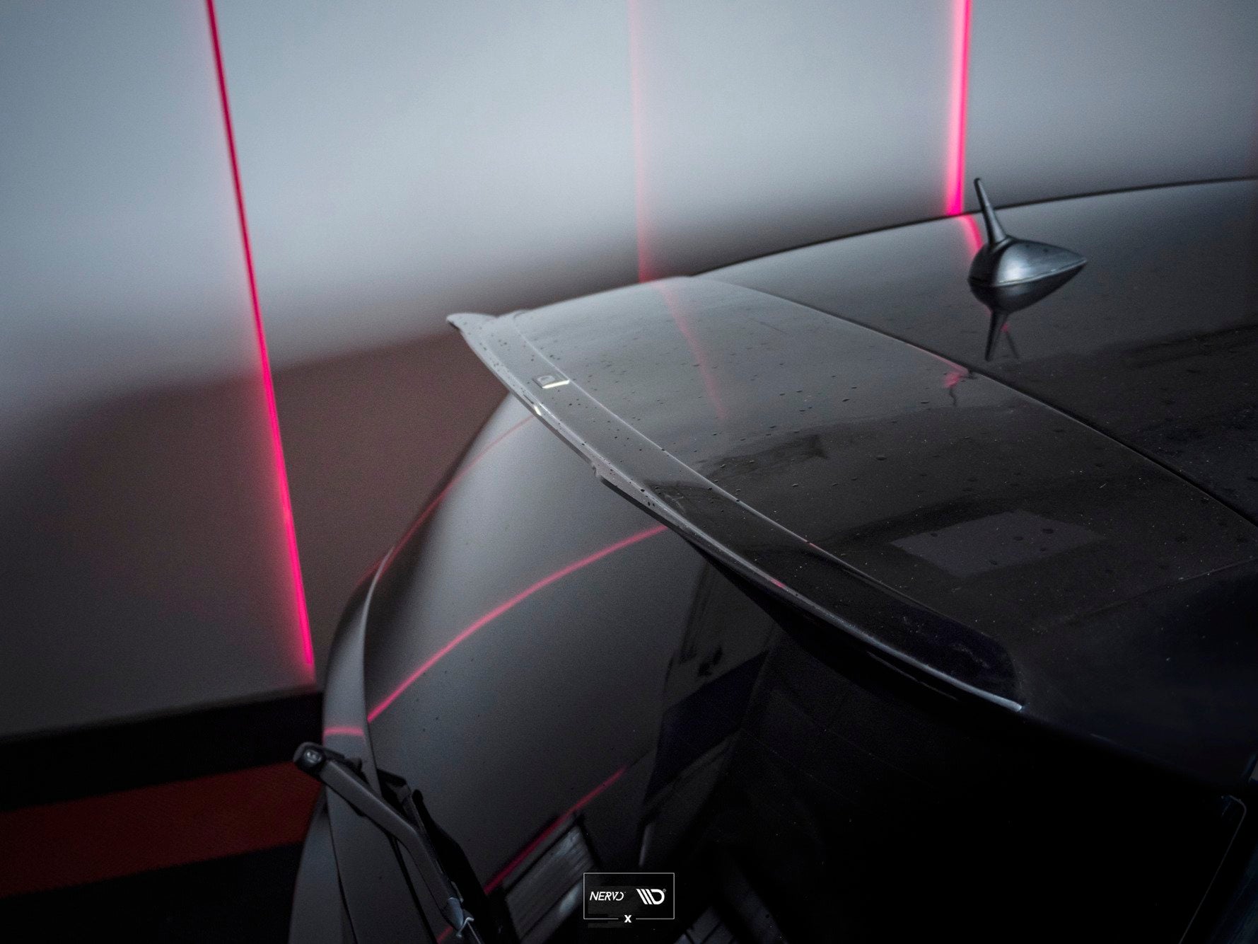 Spoiler CAP für BMW 1er E81/ E87 FACELIFT (AERO SPOILER) schwarz matt