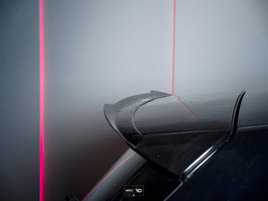 Spoiler CAP für BMW 1er E81/ E87 FACELIFT (AERO SPOILER) schwarz matt