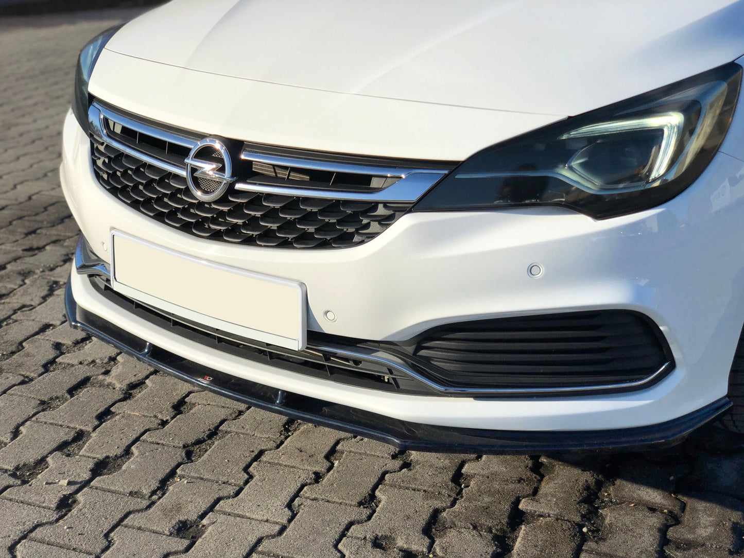 Front Ansatz V.1 für OPEL ASTRA K OPC-LINE schwarz Hochglanz