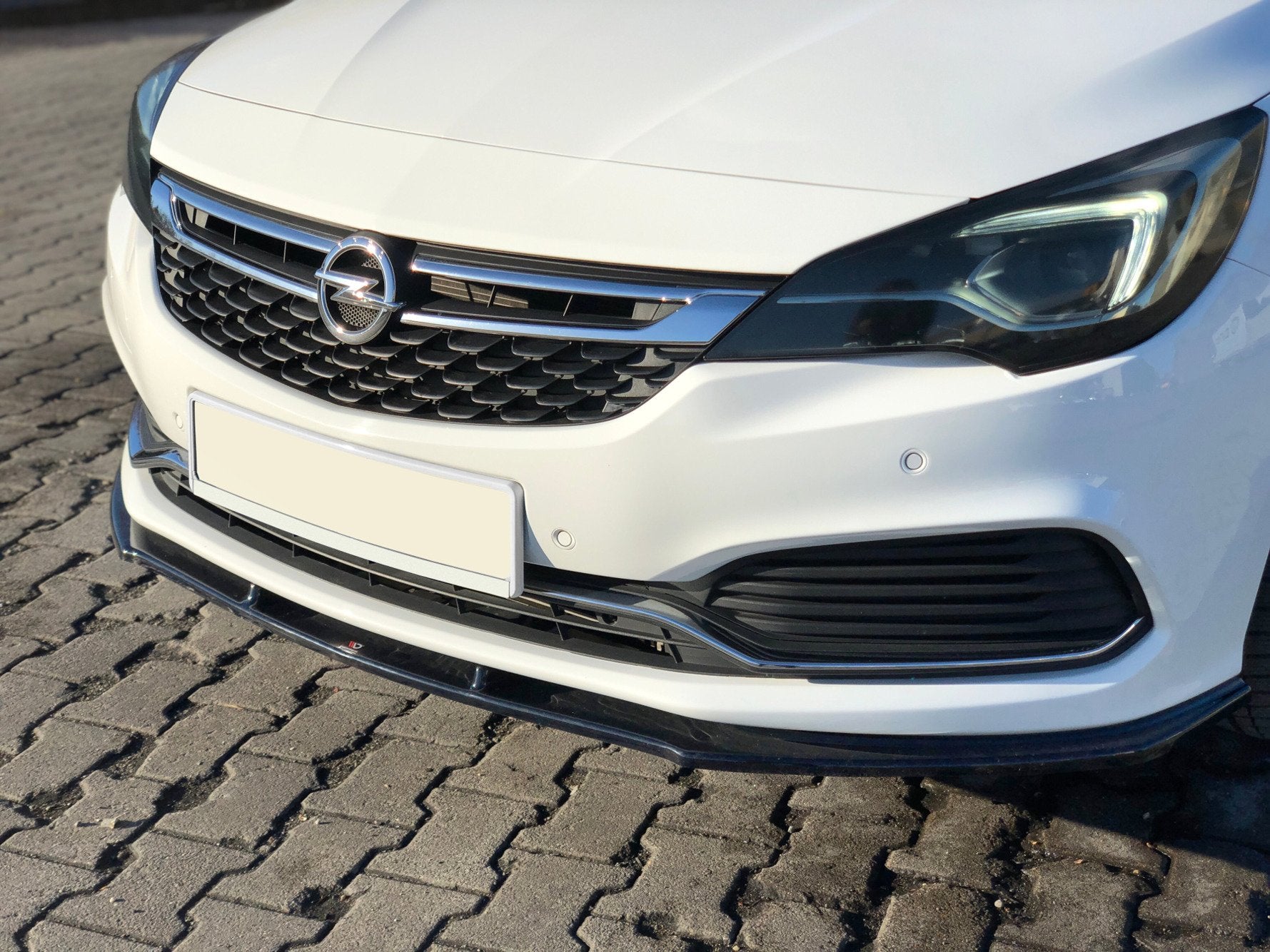 Front Ansatz V.1 für OPEL ASTRA K OPC-LINE schwarz Hochglanz