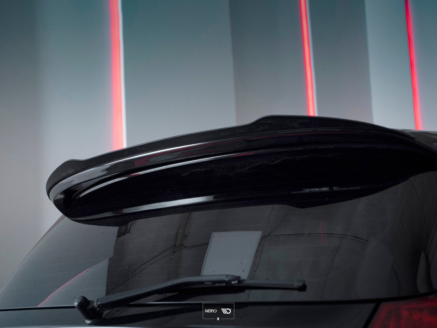 Spoiler CAP für BMW 1er E81/ E87 FACELIFT (AERO SPOILER) schwarz matt