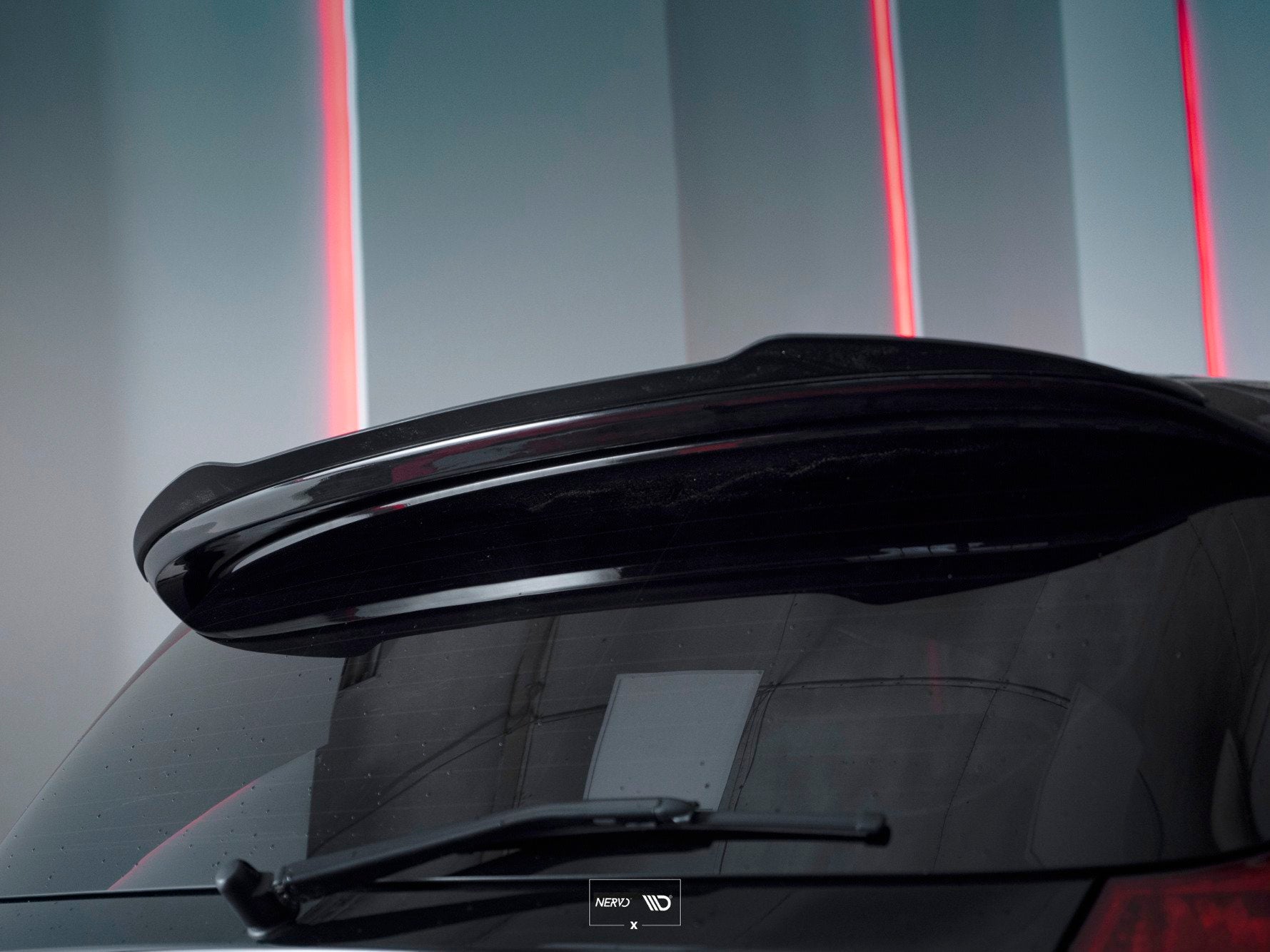 Spoiler CAP für BMW 1er E81/ E87 FACELIFT (AERO SPOILER) schwarz matt