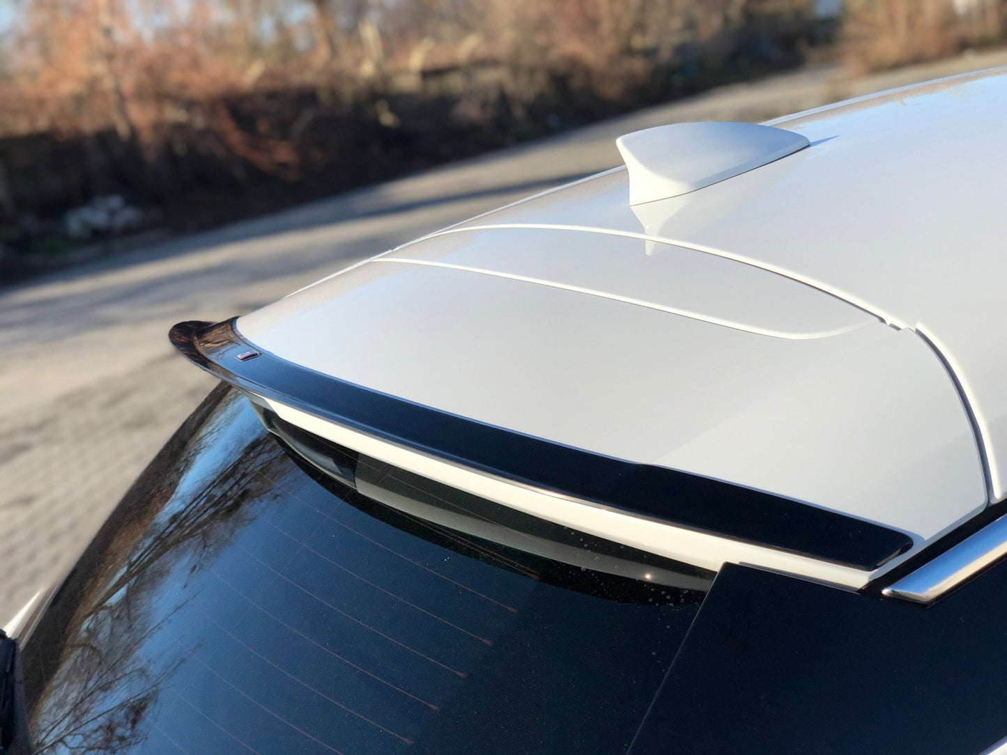 Spoiler CAP für OPEL ASTRA K OPC-LINE Carbon Look