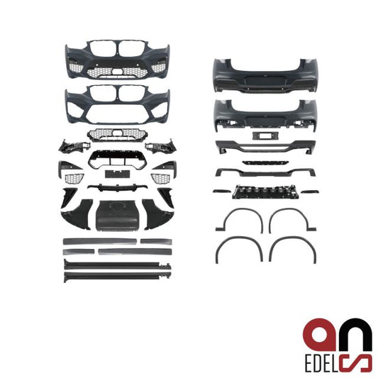AN Sport Umbau Bodykit Set grundiert 6x PDC passt für BMW X4 G02 auch M-Paket nicht X4M