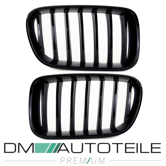 Set Sport Performance Kühlergrill schwarz Glanz BMW X3 F25 Bj 10-14