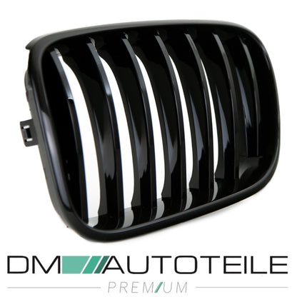 Set Sport Performance Kühlergrill schwarz Glanz BMW X3 F25 Bj 10-14