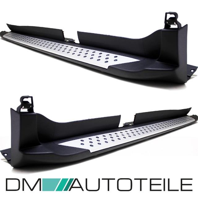 SET ALUMINIUM Trittbretter Einstieg + Anbaumaterial passt für BMW X3 F25 10-17