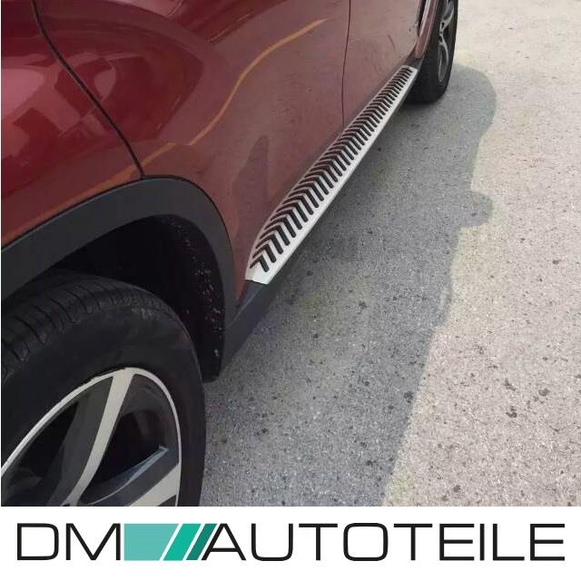 SET ALUMINIUM Trittbretter Schweller Einstieg +Zubehör passt für BMW X6 F16 14>