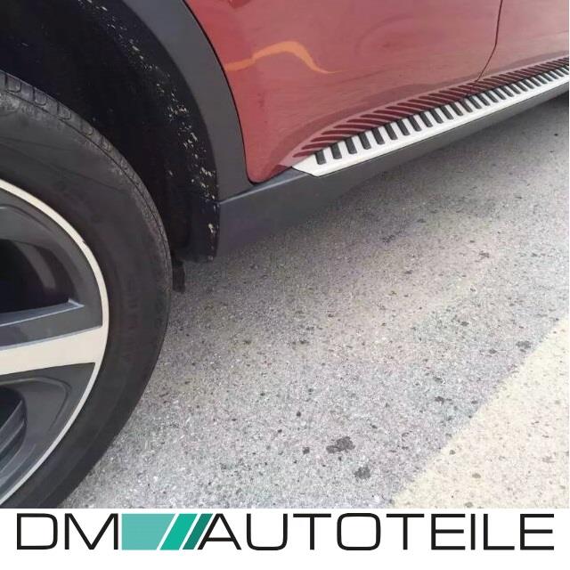 SET ALUMINIUM Trittbretter Schweller Einstieg +Zubehör passt für BMW X6 F16 14>