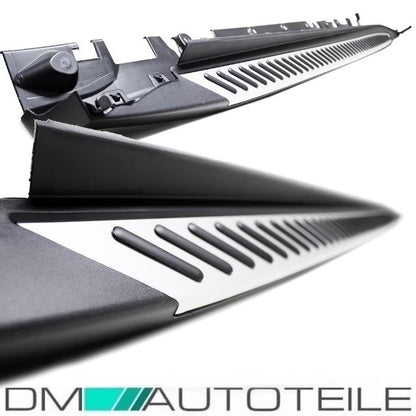 Set Trittbretter Schweller Aluminium +Montagekit passt für BMW X5 F15 F85 Bj13->