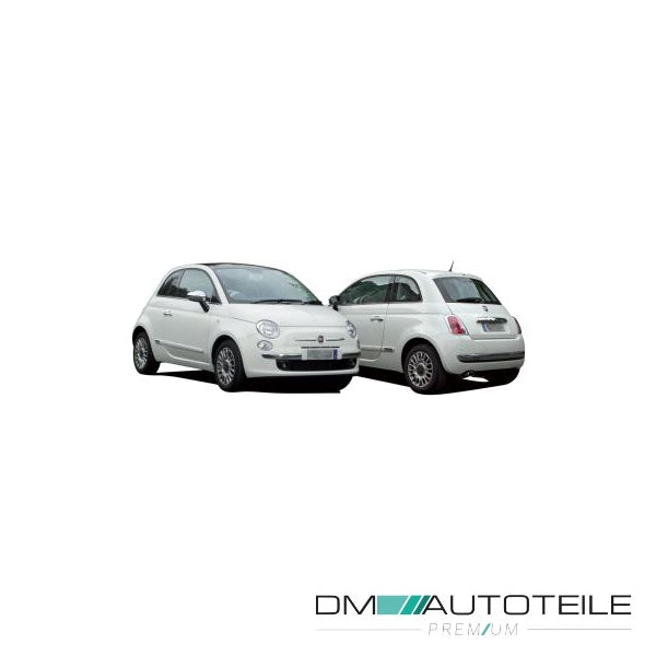 Stoßstange vorne grundiert passt für Fiat 500 (312) ab 2007-2015 ohne PDC